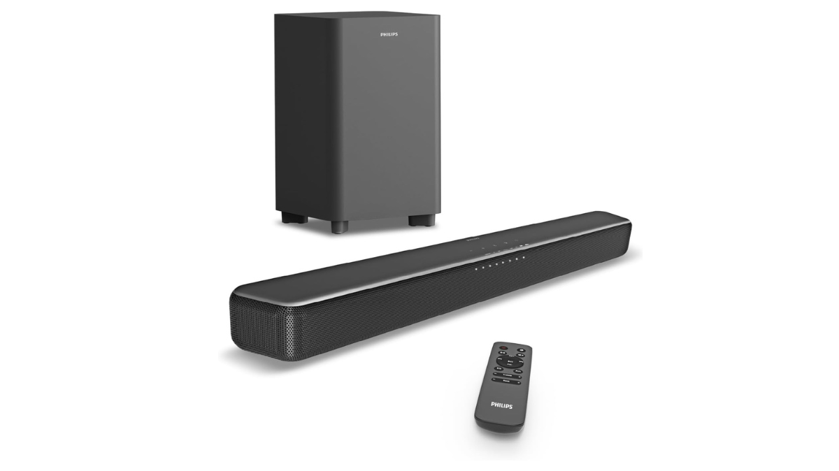 テレビの音、激変。4種の音質モードを備えたPHILIPSサウンドバーが34