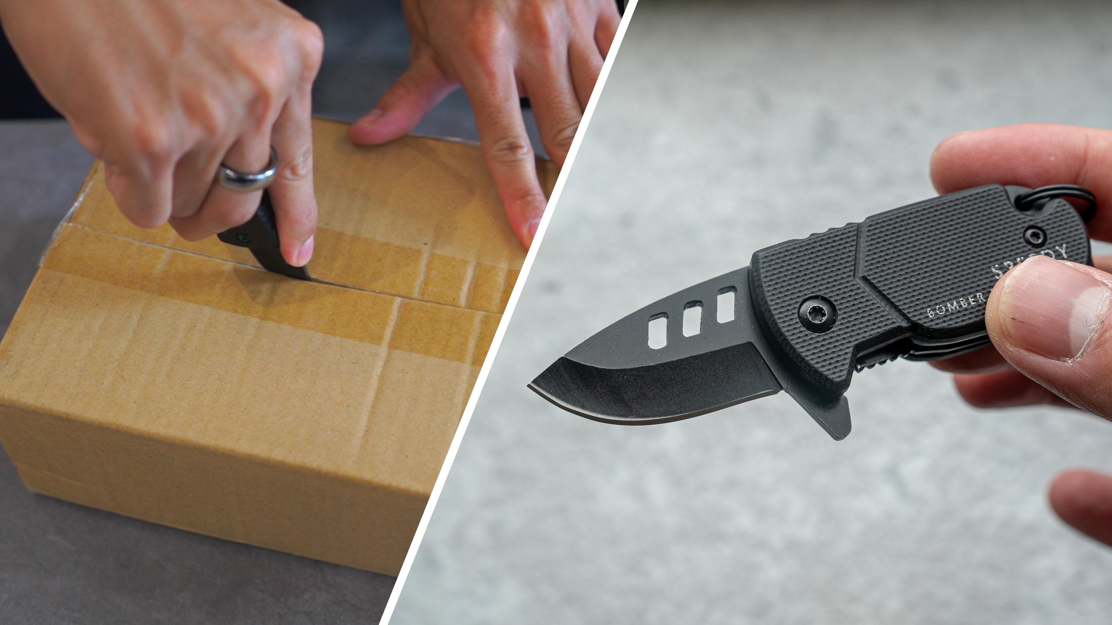 本格ミルスペックな46gのミニナイフ。切れ味は抜群だし、開閉ギミックも楽しいぞ