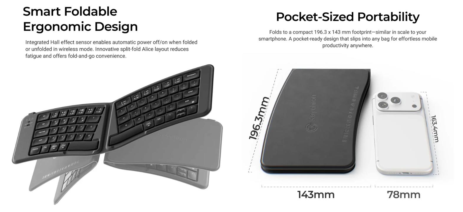 【即完売】Keychron B11 Pro 折りたたみキーボード Keychron B11 Pro 超薄型ワイヤレス折りたたみキーボード – Keychron Japan
