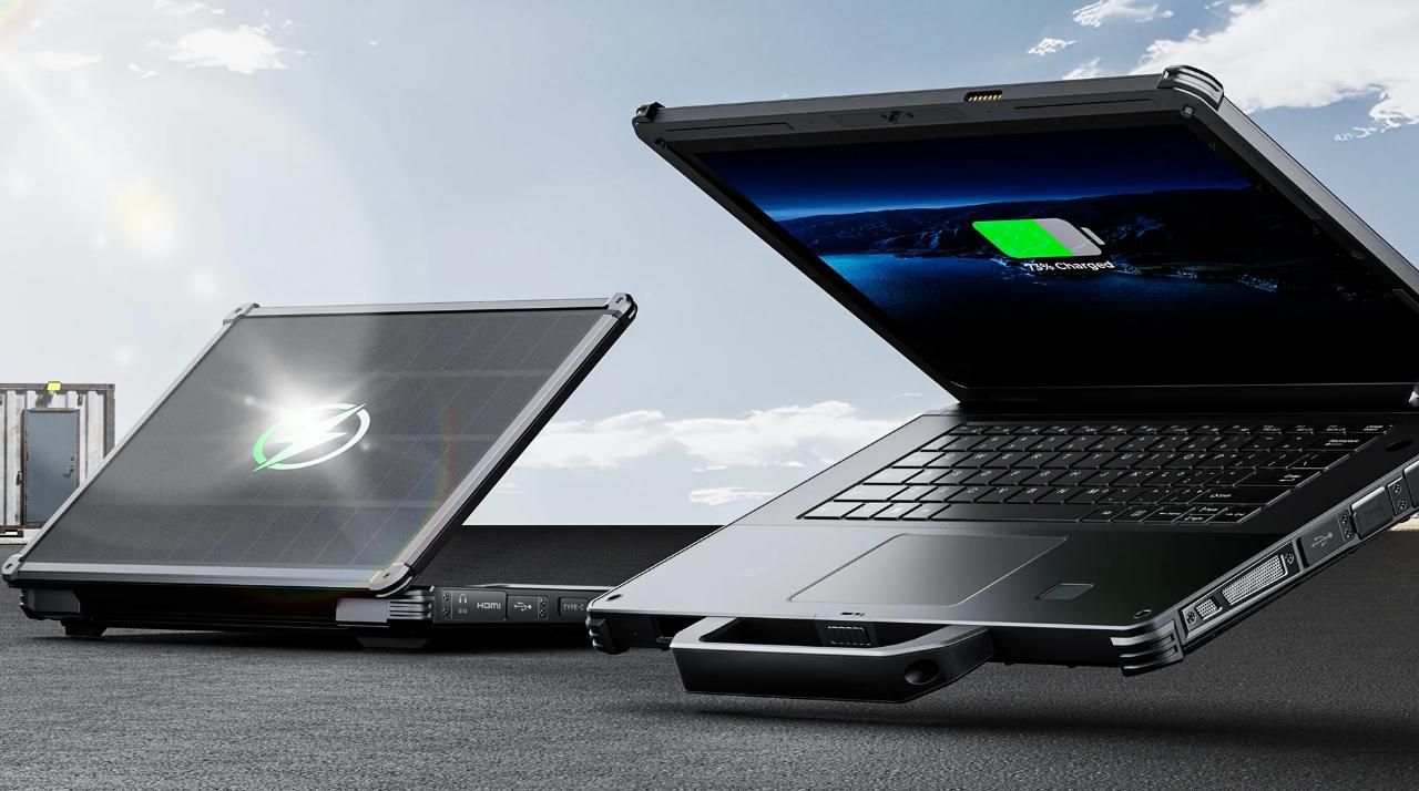 充電切れにはさせない、太陽光パネル搭載のノートPC