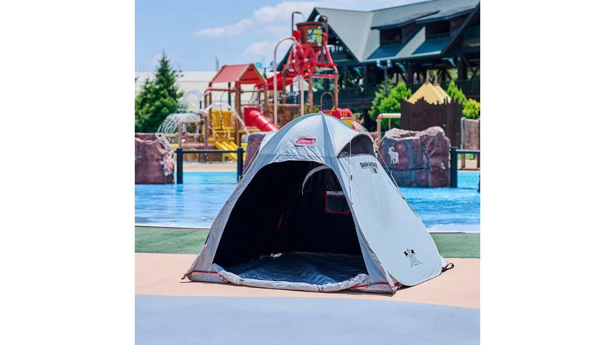 秒で「日差し90%カット」の空間誕生。もうテント設営の苦労しなくていいね…