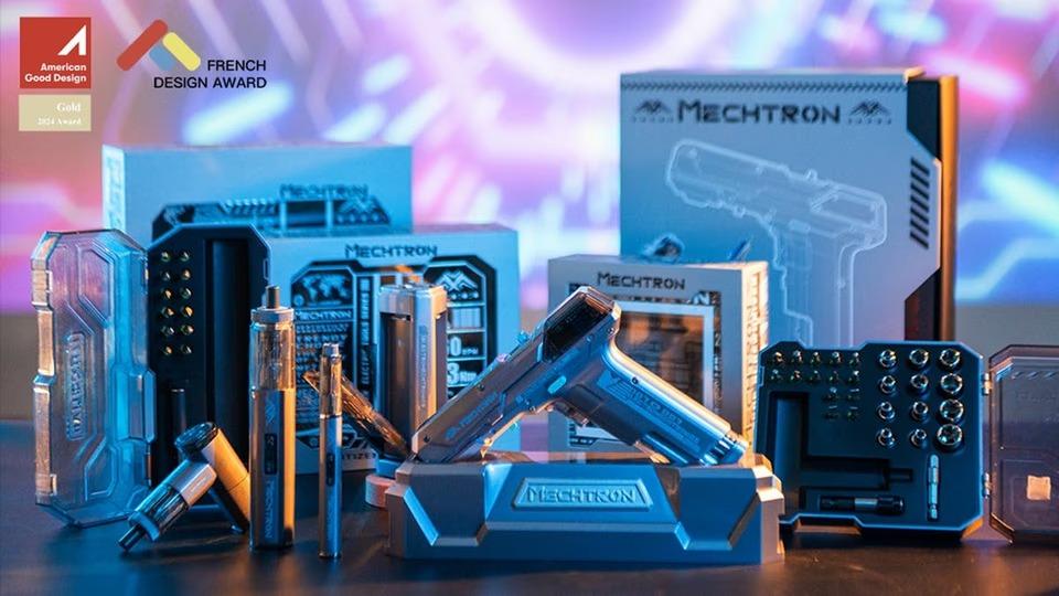 デザインアワード受賞。リロードアクションもできるこの電動ドライバーシリーズ、かっこよすぎないか?
