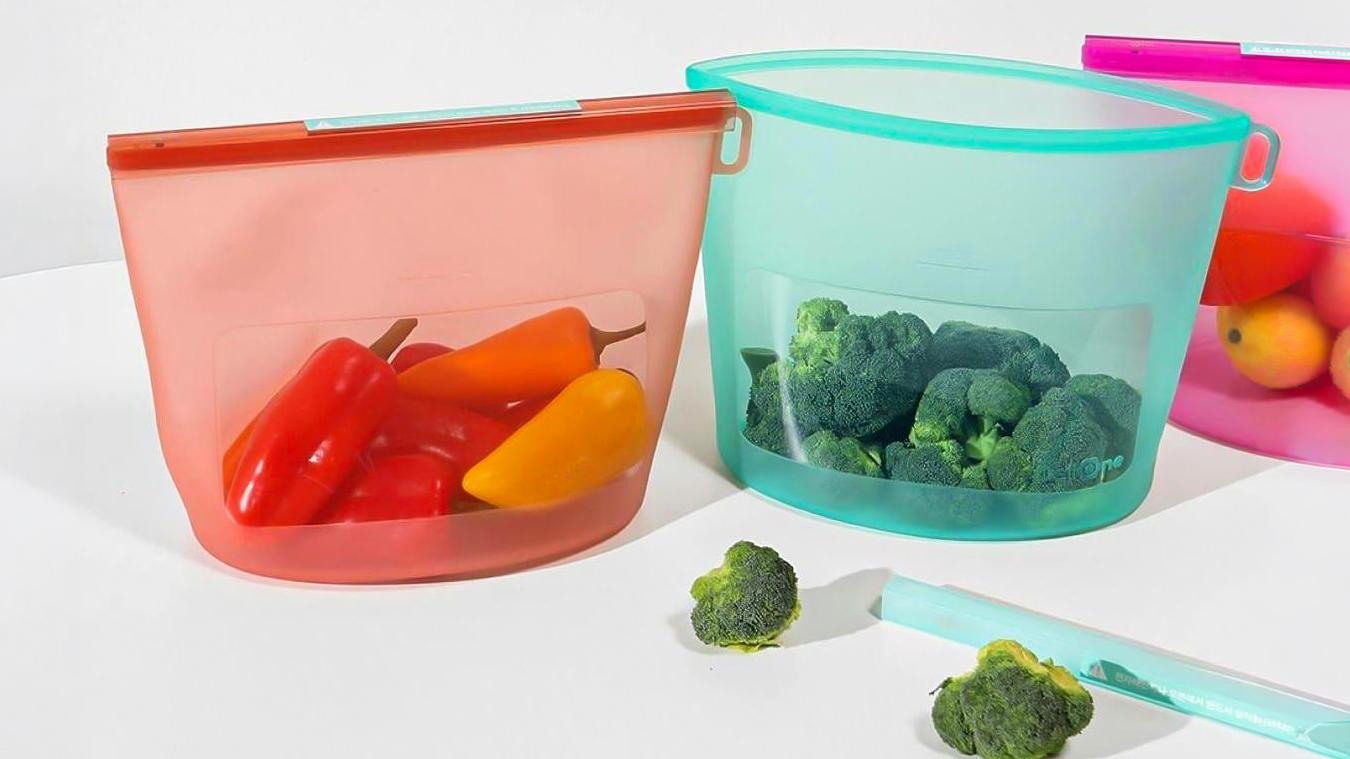 信越化学製シリコンの保存バッグ。5000回使えて液体OK、冷凍もレンジやオーブンも対応