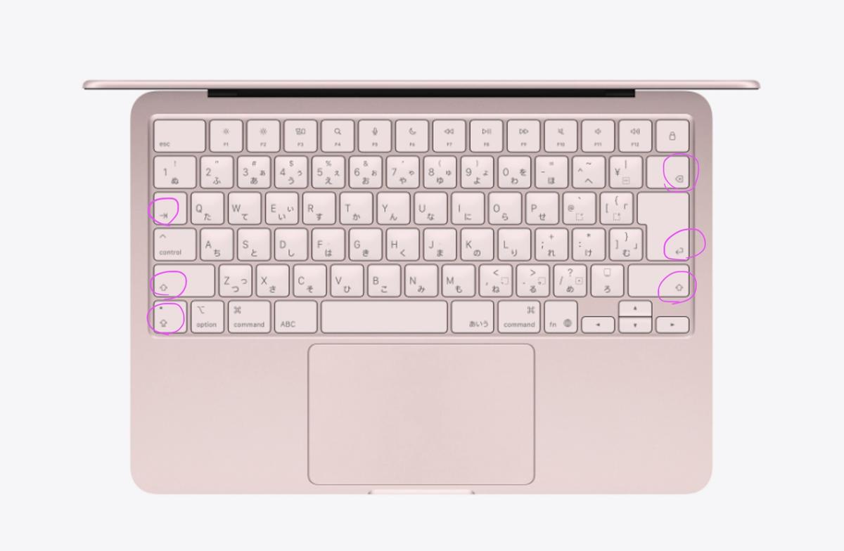 灯台下暗し。新MacBook Pro＆Neo、US配列のキーアイコンがこっそり 