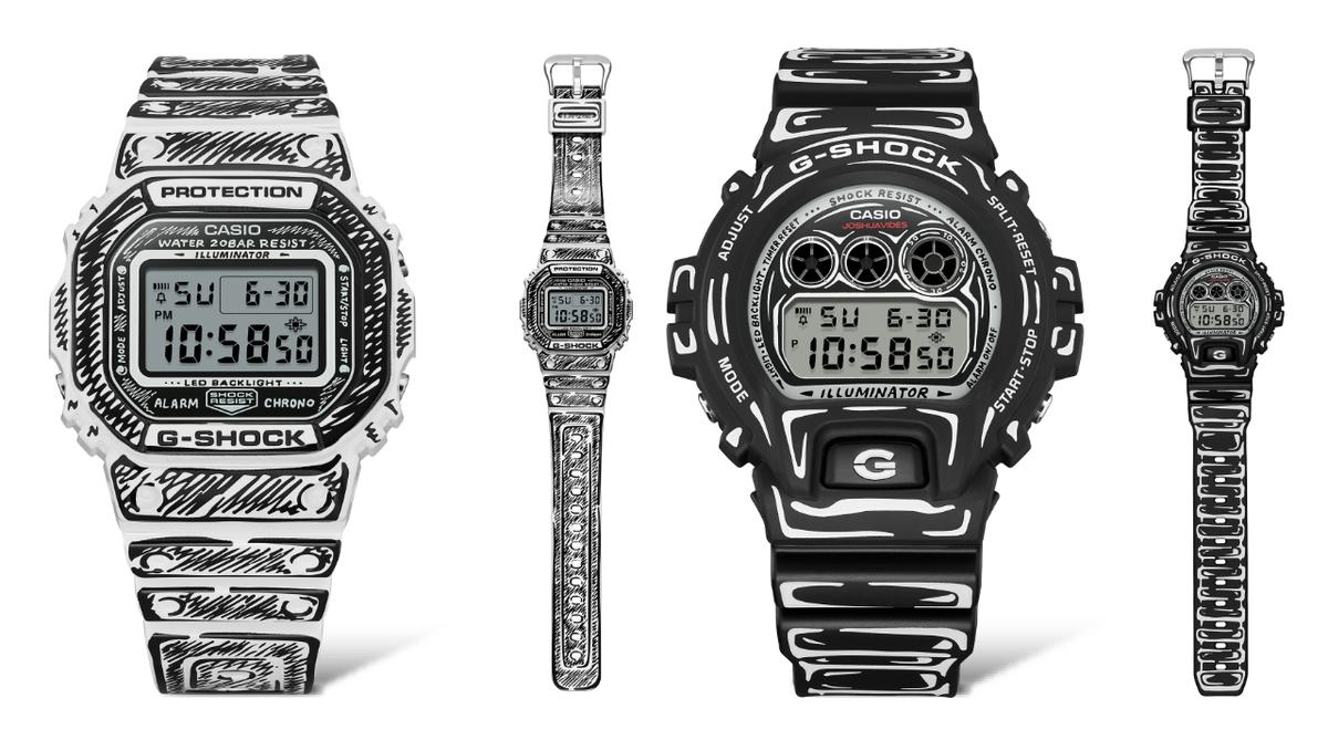 マンガ塗りだが芸術作品。G-SHOCK×ジョシュア・ヴィーダスのコラボ 