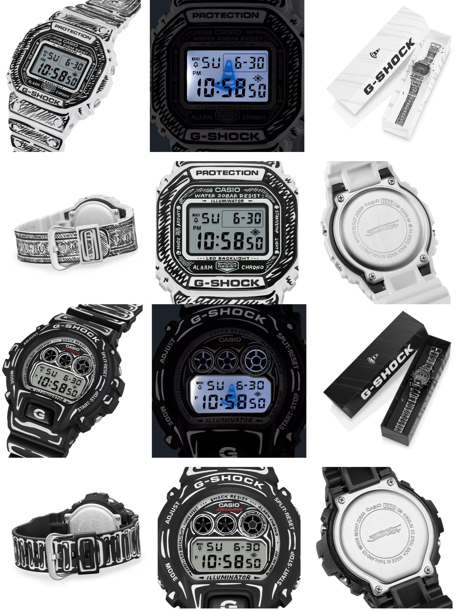 国内正規品】G-SHOCK ジョシュア・ヴィーダス 限定モデル 店舗印あり