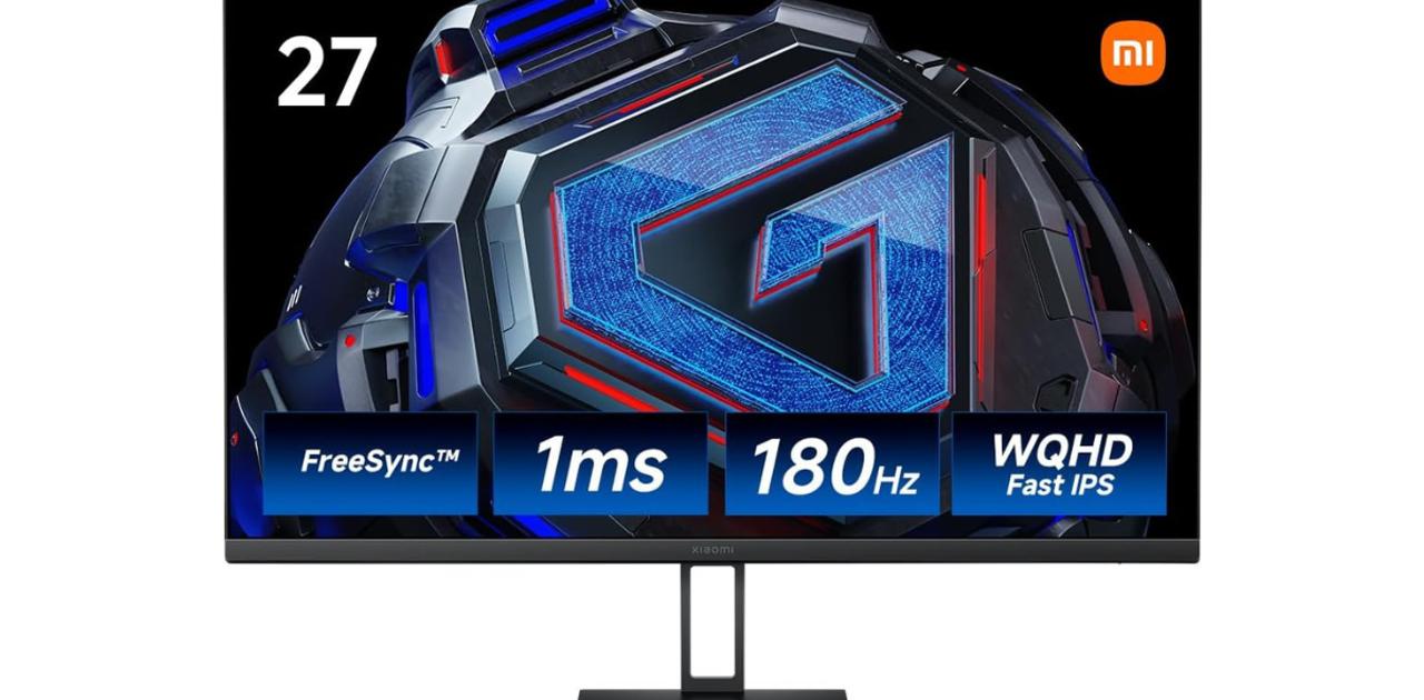 27インチWQHD×180Hz×1msで2万円台！ Xiaomiのゲーミングモニター｢G27Qi