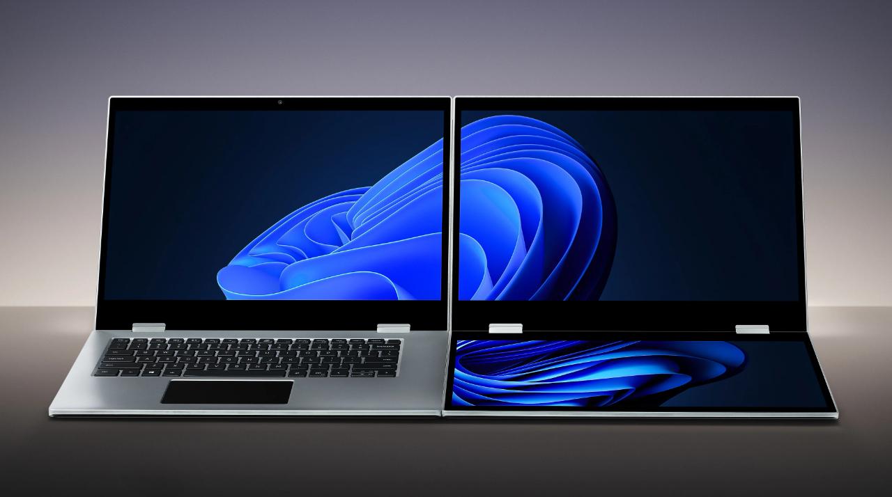 もう画面足りないとは言わせない。3画面ラップトップという革命