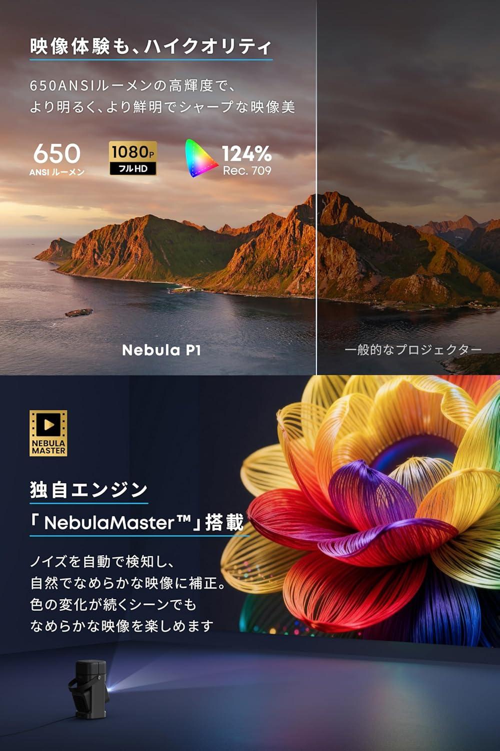 今日はどこに映そうかな～。Ankerの「自由度高」新作プロジェクターが3