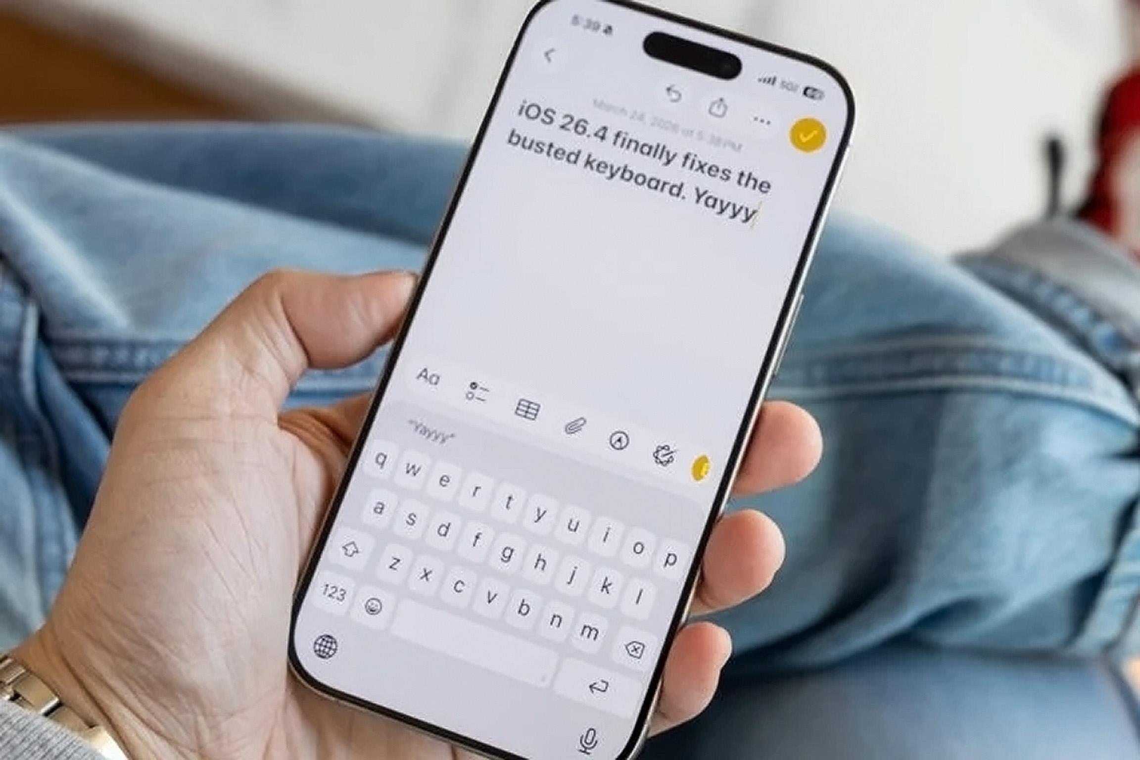 iPhoneの“壊れ気味だったキーボード”が改善されてました【iOS 26.4】