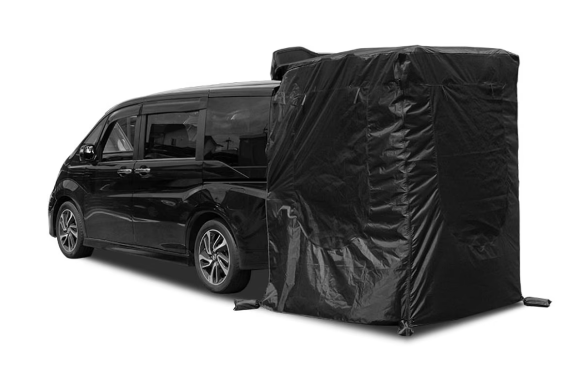 5分で愛車に「個室」を爆誕させる。視線を遮りながら風を通すカーテントが便利です