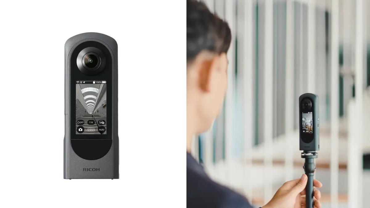 RICOHの360度カメラ」が4万円以上安くなってる…!? タッチパネル式で 