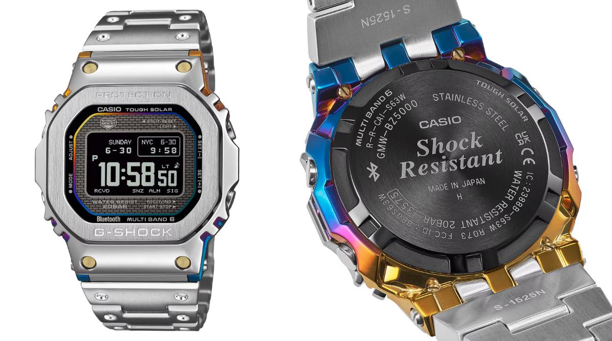 ギンギラギンにさりげなく。裏が虹色グラデーションのG-SHOCK 
