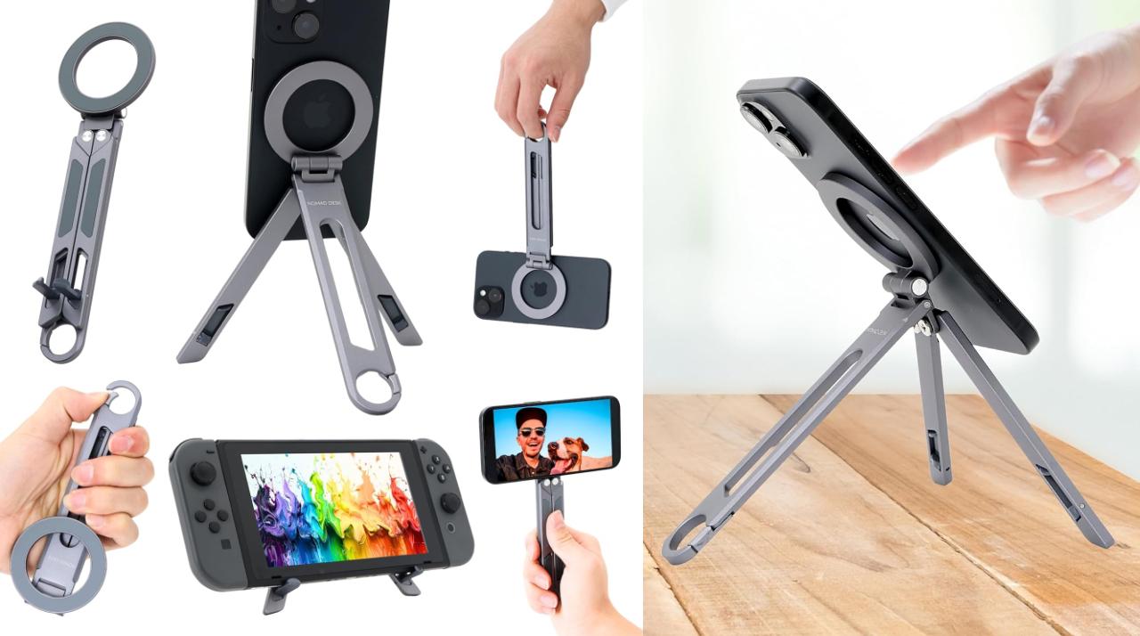 タブレットもニンテンドースイッチも。マルチすぎる三脚スタンド