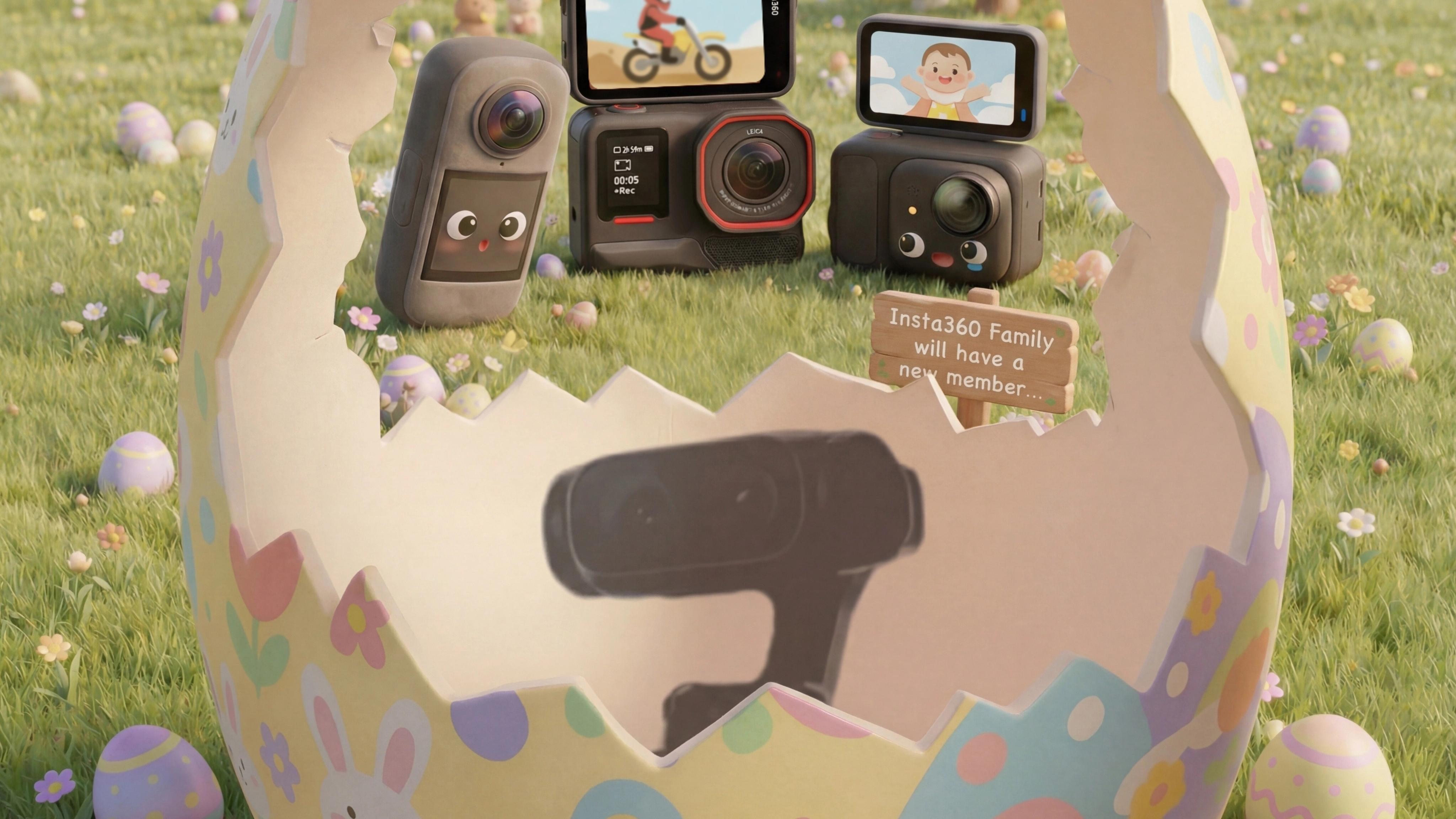 Insta360が新作“OSMO Pocket風カメラ”をチラ見せ。これは…二眼!?