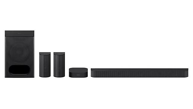 ソニーの立体音響サウンドバーは最大9スピーカー。前後左右、上下の音