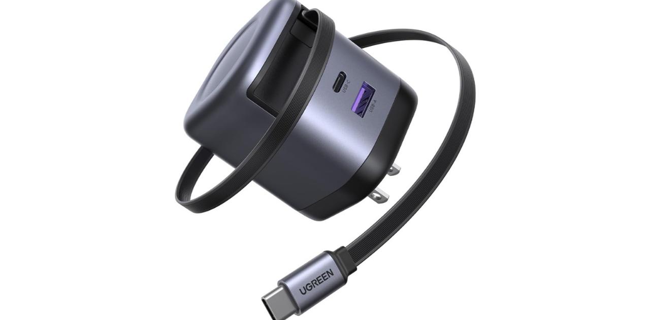 ケーブル忘れ、もう起きない。巻き取り式UGREEN充電器が旅と仕事の最適解