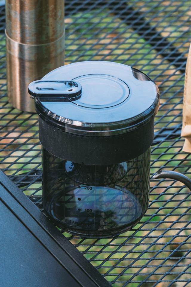 かさばらないドリッパー。道具忘れのリスクが減る外コーヒーセット