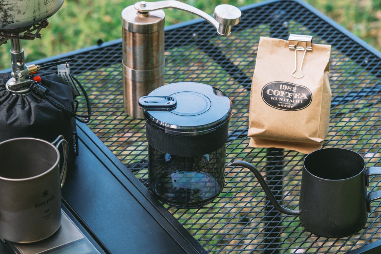 かさばらないドリッパー。道具忘れのリスクが減る外コーヒーセット