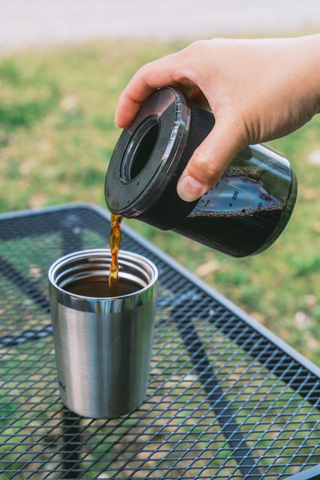 かさばらないドリッパー。道具忘れのリスクが減る外コーヒーセット