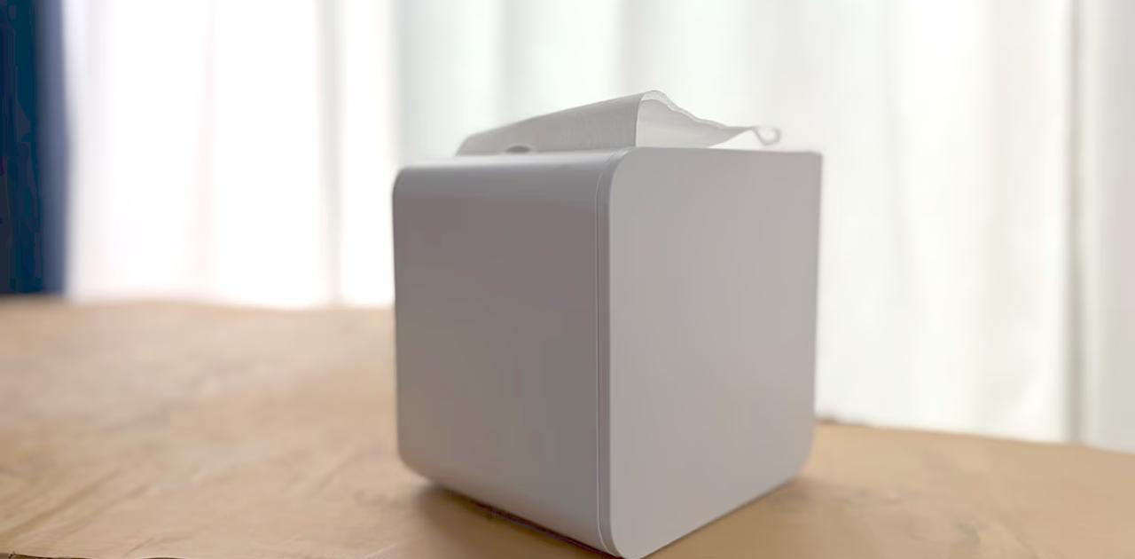 必要な分だけ片手で切れる。トイレットペーパーをティッシュのように使える専用ホルダーが便利