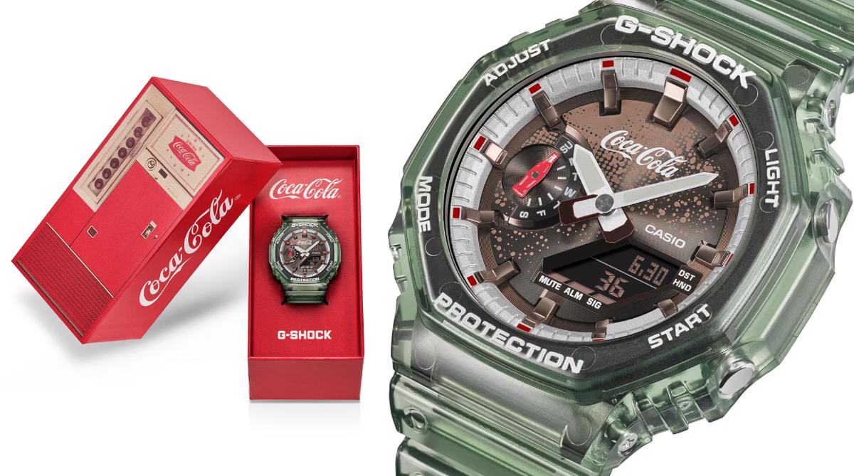 芸が細かすぎるG-SHOCK。コカ・コーラ瓶を針・遊環・王冠刻印で再現 