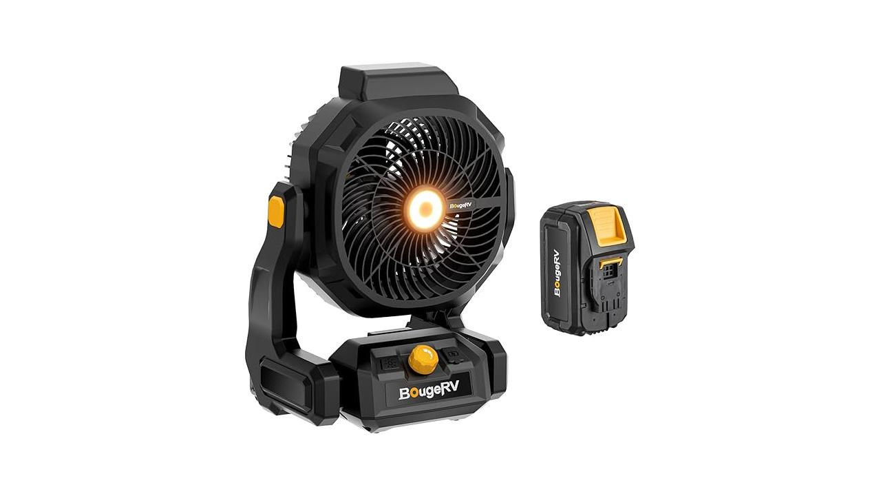 最長72時間の連続運転も。吊り下げても使える充電タイプの扇風機