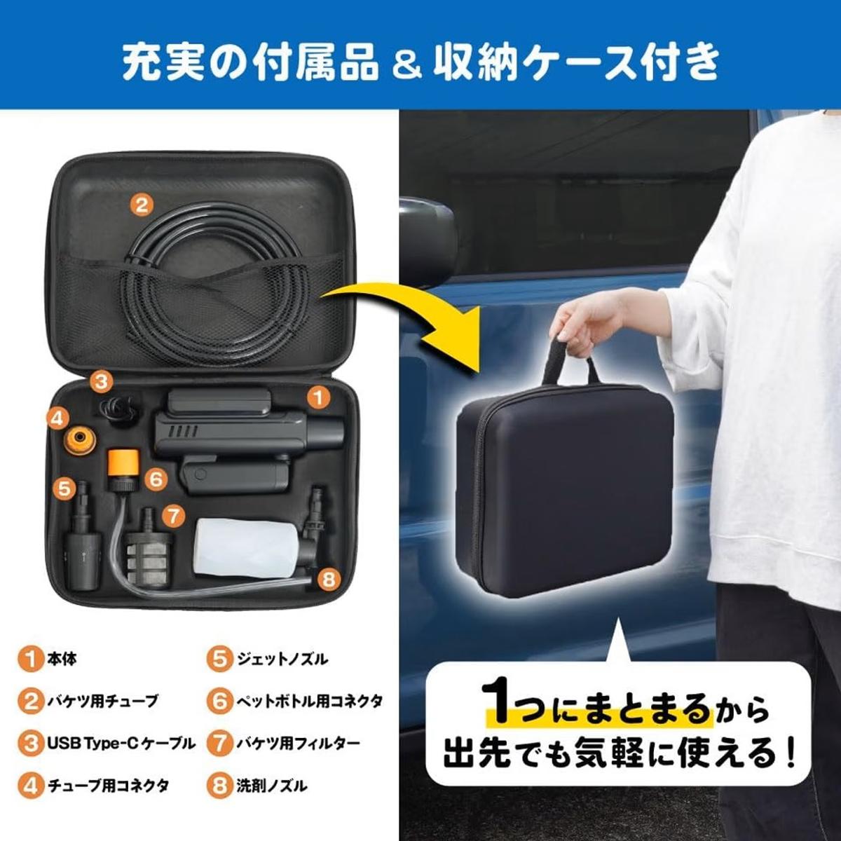 さくっと高圧洗浄機」出たよ。重い・デカい・運びにくいはオールクリア 