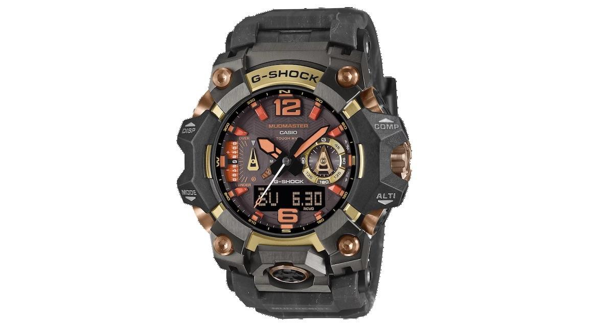G-SHOCKがマグマカラーに。ラスボス感を放つ、最強アウトドアウォッチMUDMASTER