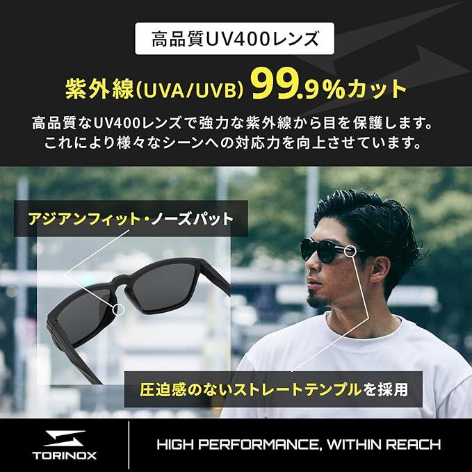 TORINOXの「日常にフィットしまくり」偏光サングラス、3,000円台ですよ