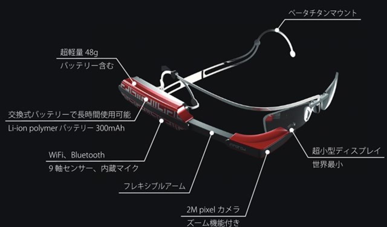 グーグルグラスのライバル？ 大阪発のメガネ型ガジェットinforodが7月発売
