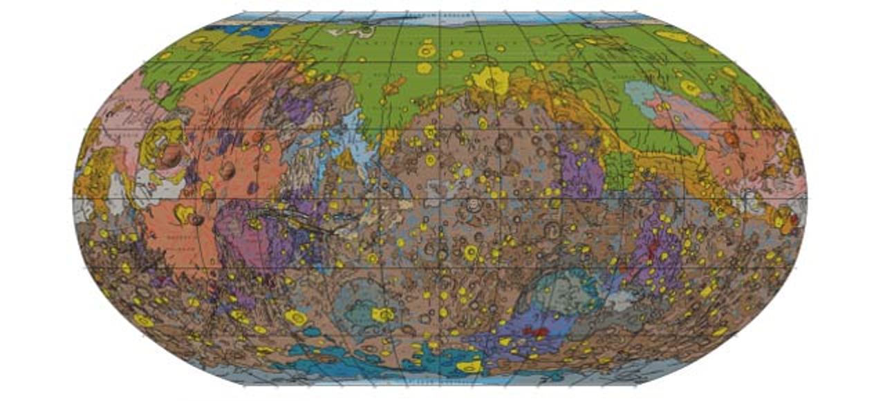現在のところ1番詳細な火星マップがこれ