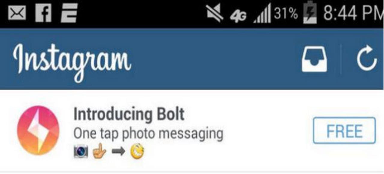 Instagram流｢消える｣メッセージングアプリ、Boltがリリース