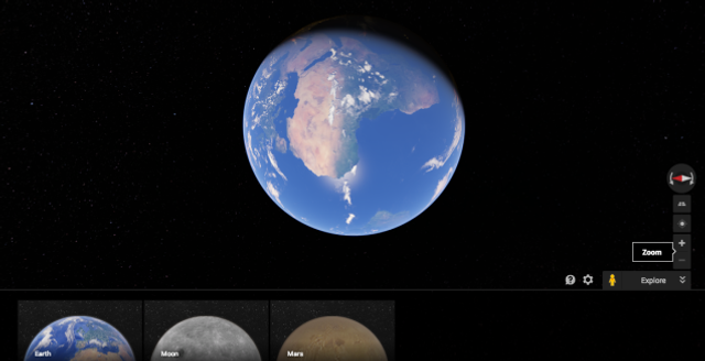 ついに来た！ グーグルマップで月や火星を探索する方法 | ギズモード