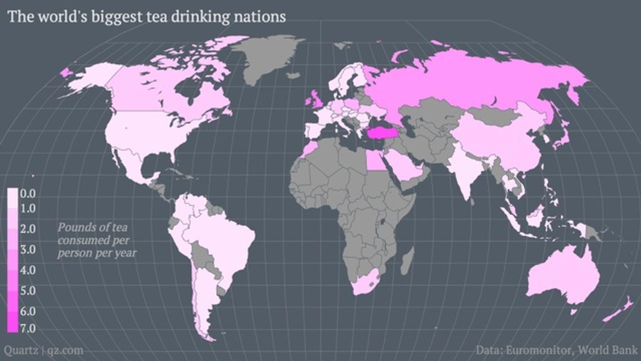 またまた予想外！ 世界一紅茶党が多い国
