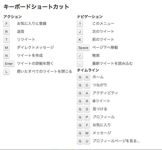 新Twitterで使えるキーボードショートカットまとめ | ライフハッカー