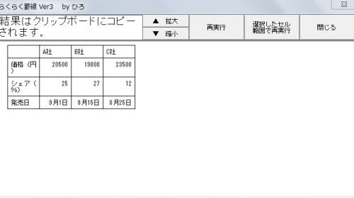 excel メモ帳用にコピーできる セール