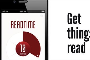 ちょっとした隙間時間に読める記事を提案してくれるアプリ「Readtime」
