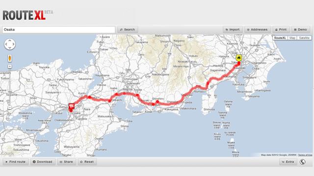 Googleマップのルート案内をGPS対応機器に使える「ROUTEXL」 | ライフ