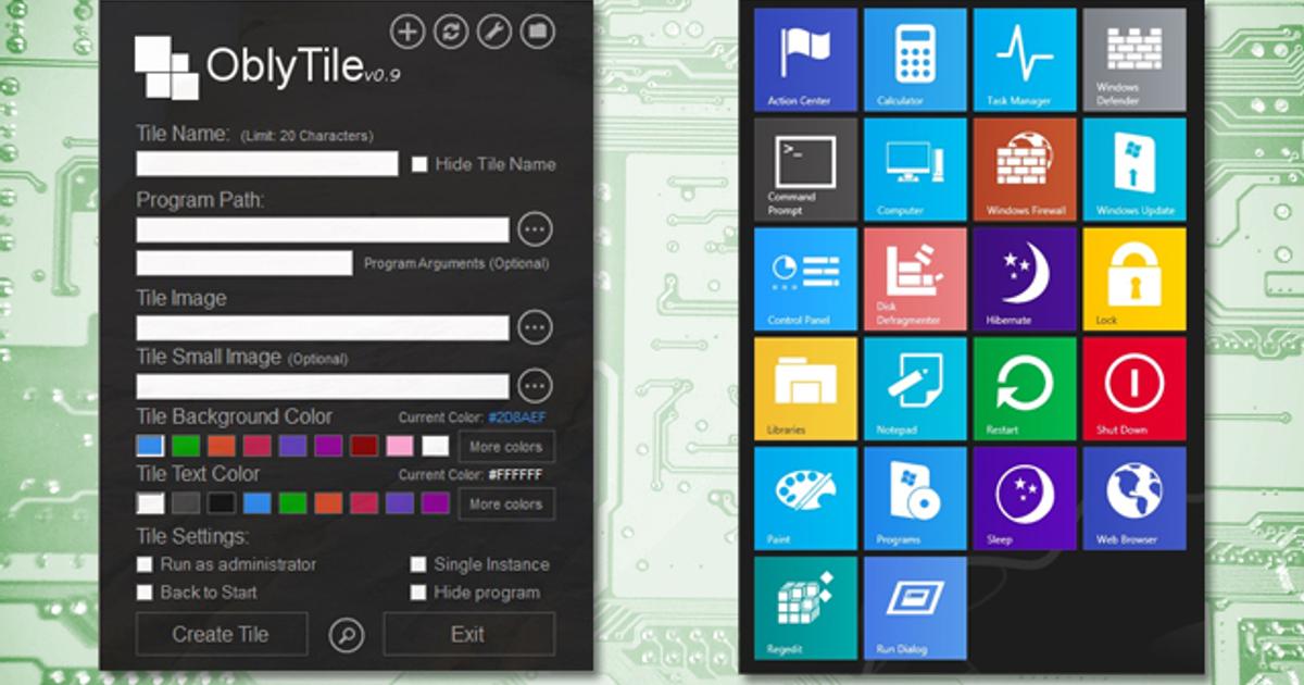 Windows 8でスタイリッシュなカスタムタイルが作成できる『OblyTile』 | ライフハッカー・ジャパン