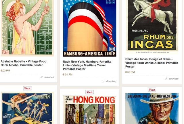 印刷もOK！ヴィンテージ・ポスターを無料ダウンロードできるサイト