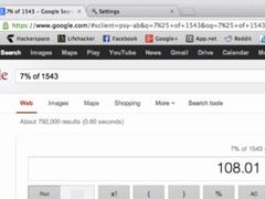 Googleの検索バーに計算や変換式を正しく入力すれば、Enterキーを押さずとも答えがわかる