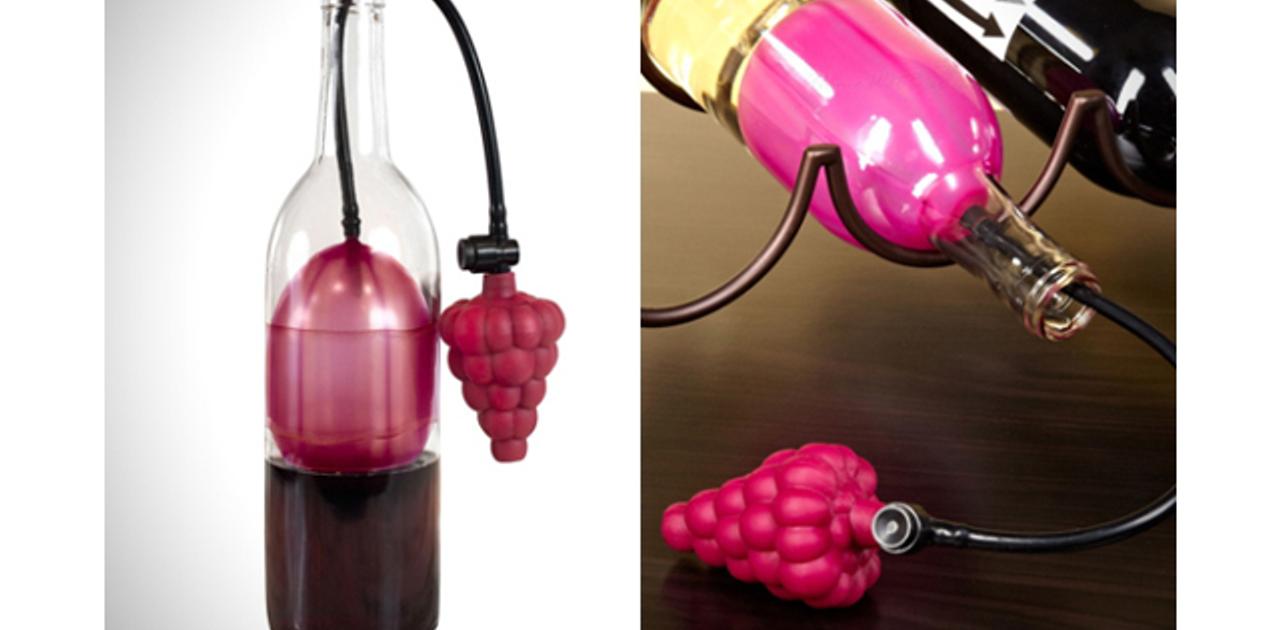 飲み残したワインを風船で密閉する「Air Cork Wine Preserver」 ライフハッカー・ジャパン