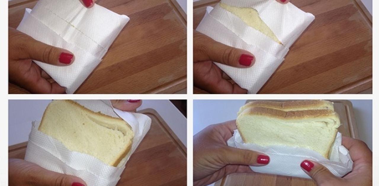 キッチンタオルを使ってサンドイッチを食べやすく包むアイデア ライフハッカー・ジャパン