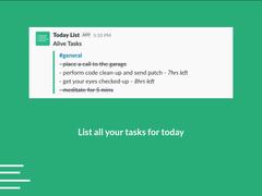 Slack上でToDoリストを作れるアプリ『Today List』