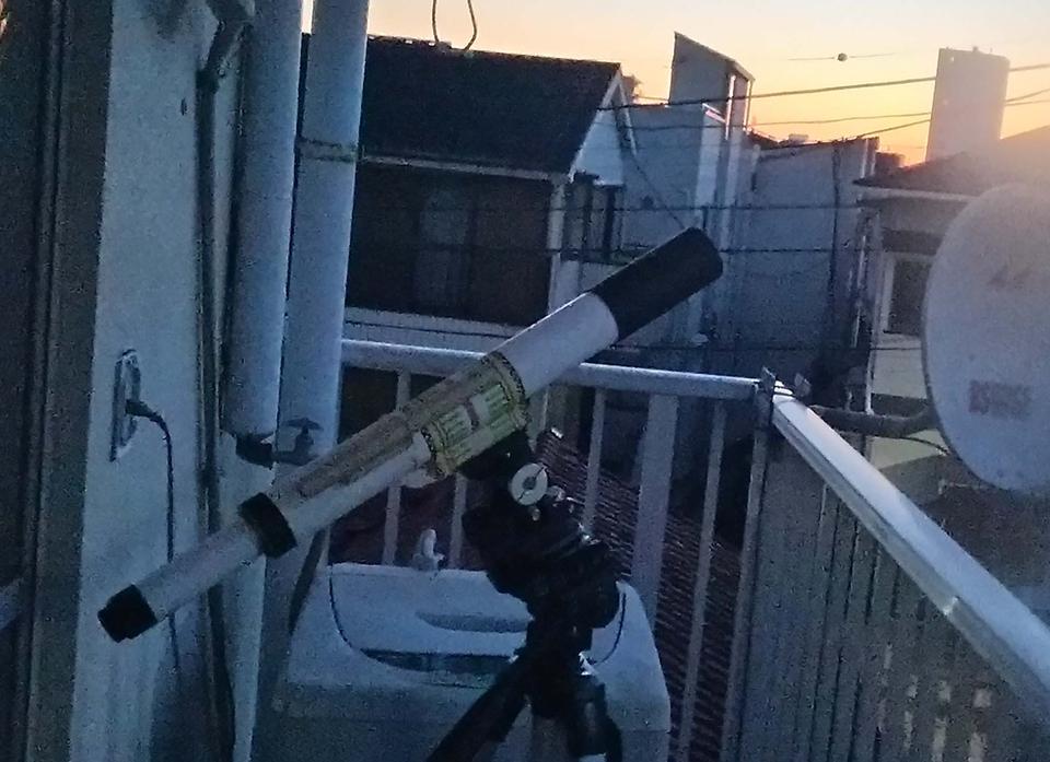夜明けの観測
