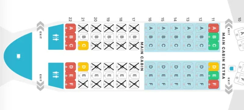 機内座席図