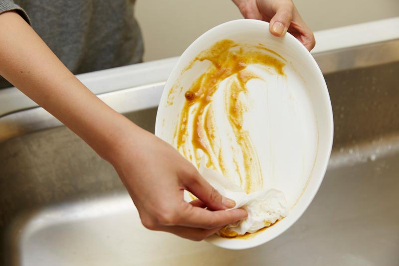 油汚れを落とす