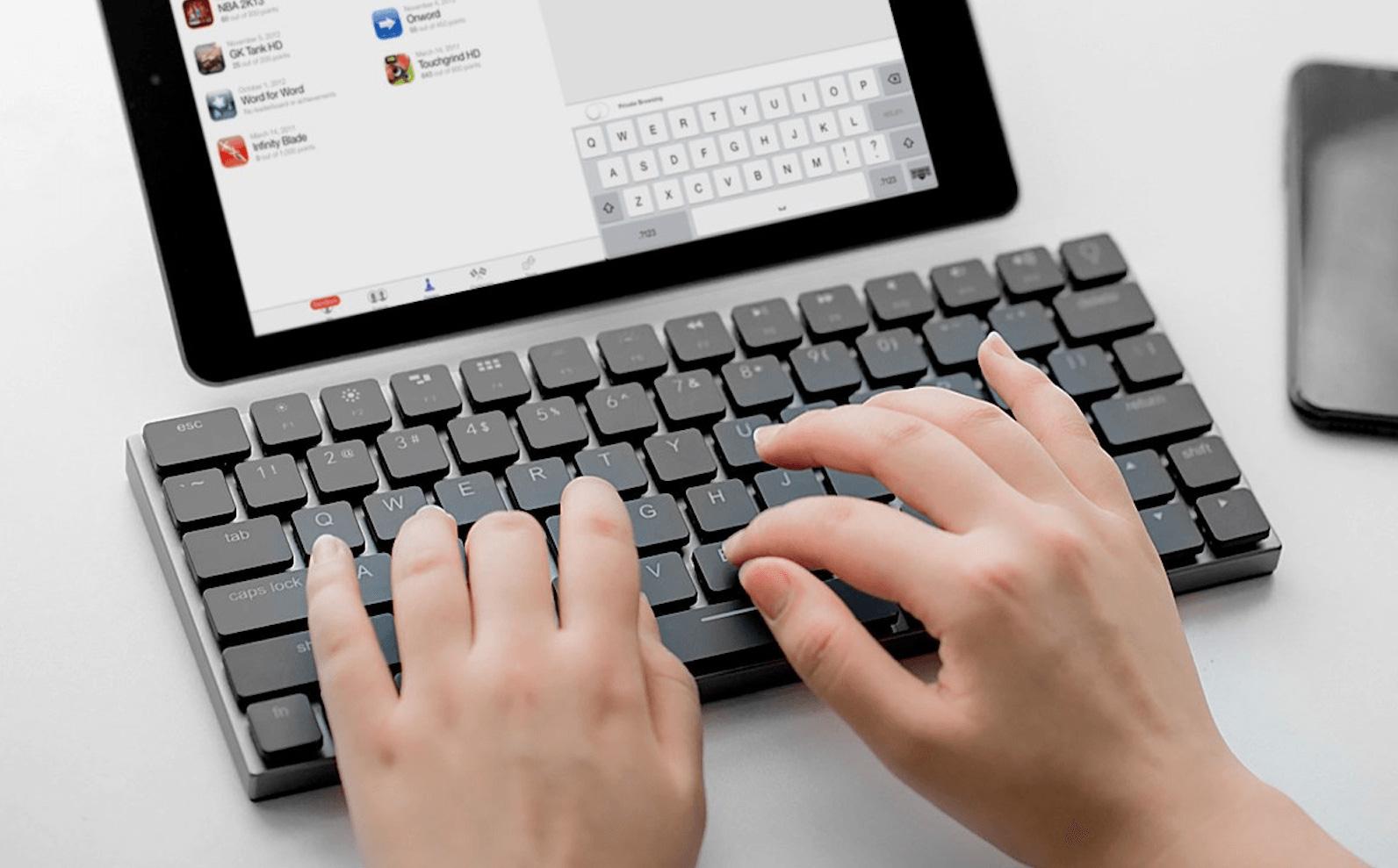 コンパクトで薄いワイヤレスキーボード「Taptek」 | ライフハッカー