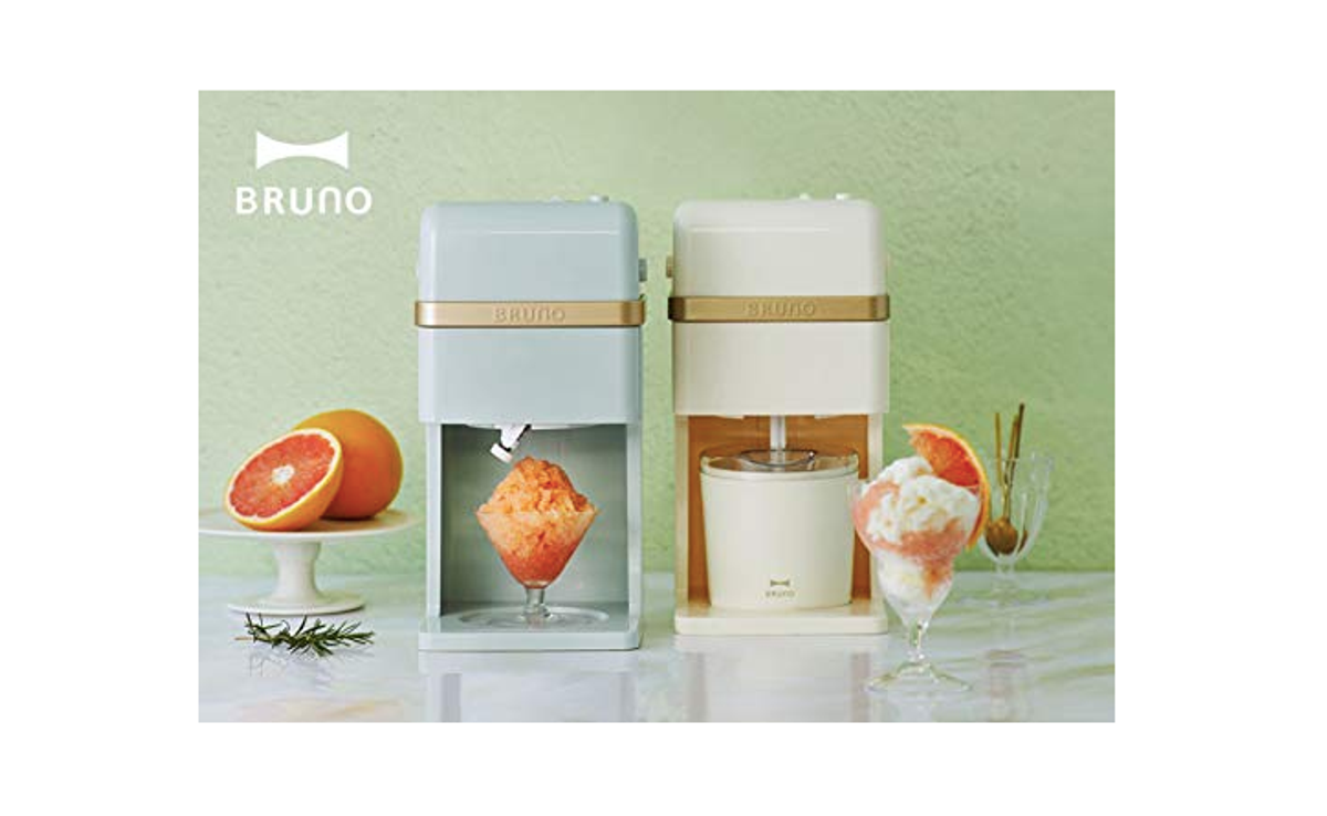 1台2役のBRUNO「アイスクリーム＆かき氷メーカー」で省スペースに